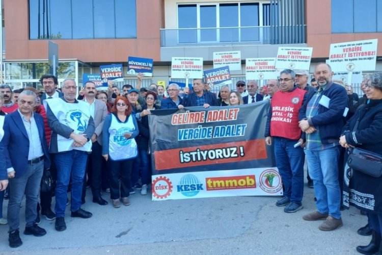 Bursa’da vergide adalet arayışı için ses yükselttiler!