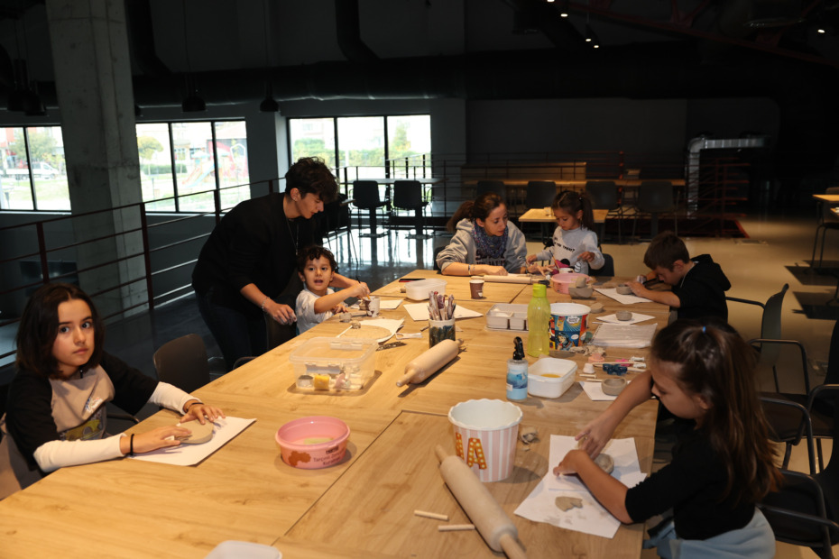 Çocuklar seramik sanatıyla tanıştı