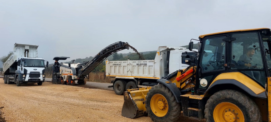 Osmangazi’nin asfalt mesaisi