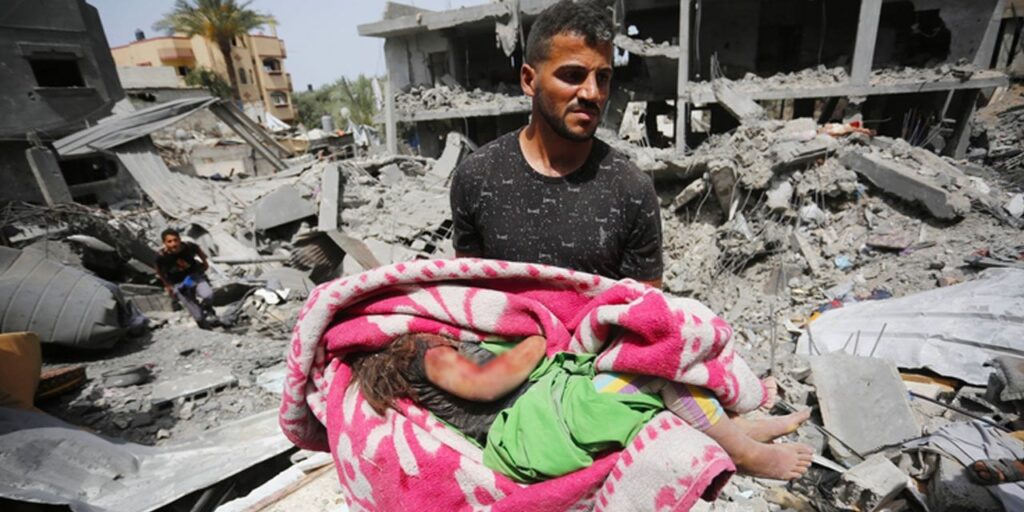 Gazze’de can kaybı 45 bin 514’e yükseldi