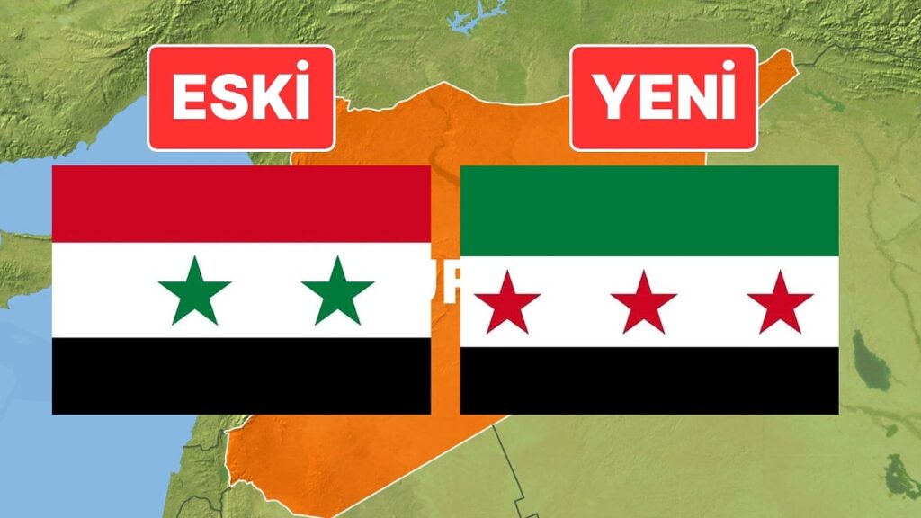 Suriye’nin bayrağı değişti