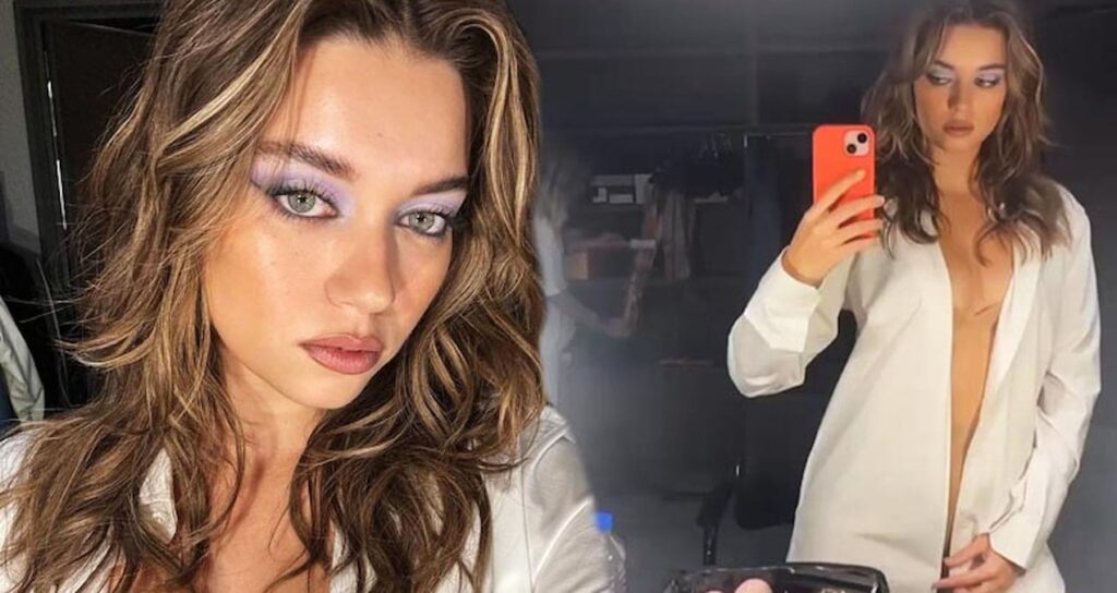 Afra Saraçoğlu’nu gören çıplak sandı