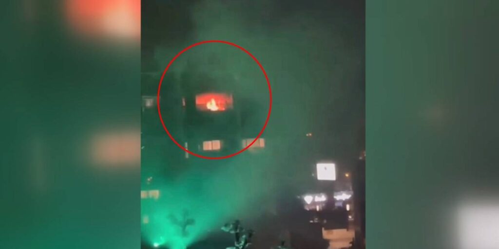 Bursa’ad yılbaşı gecesi atılan havai fişekler ortalığı savaş alanına çevirdi