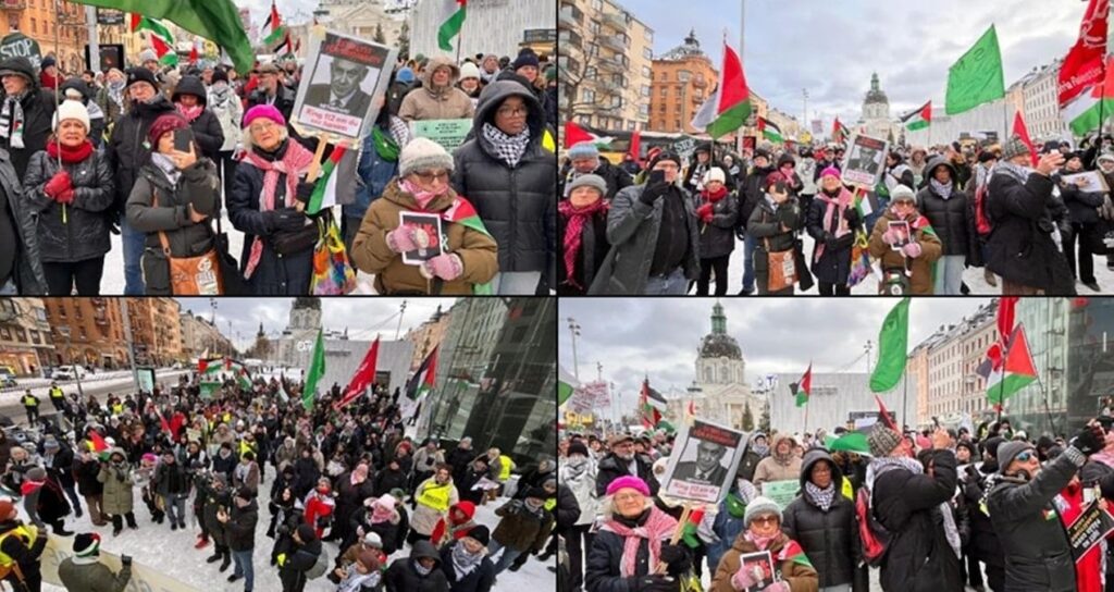İsrail saldırıları İsveç’te protesto edildi