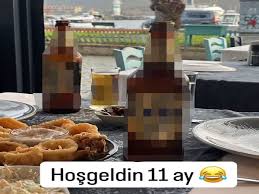 AKP’li başkan “Hoş geldin 11 ay” yazıp  #Bira fotoğrafı paylaştı…