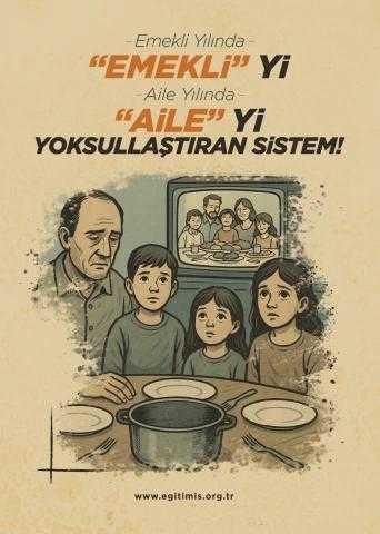 Eğitim-İş Bursa Şubesi’nden Sert Eleştiri: “Emekli ve Aile Yılı, Yoksulluk Yılına Dönüştü”