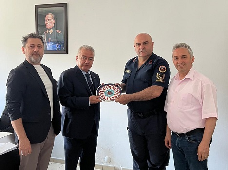 ÇASİAD Yönetiminden Çalı Jandarma Karakolu’na Ziyaret