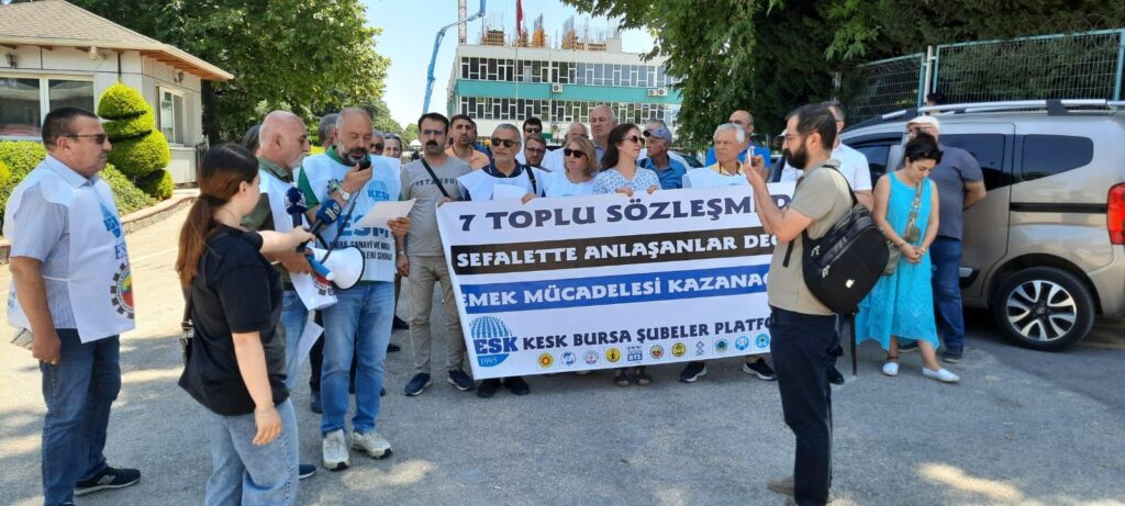 “Vahşi kapitalist düzen çökerken, altında kalan yine emek oluyor!”