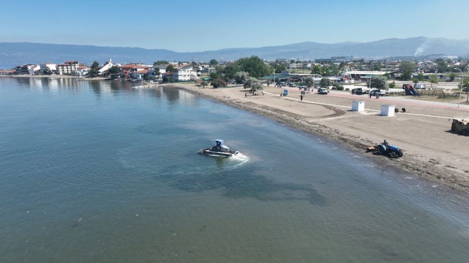 Bursa plajları sezona hazır hale geliyor