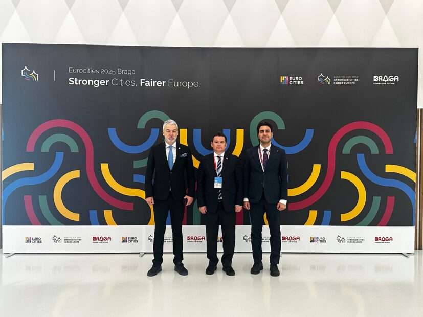 Erkan Aydın Portekiz’de Eurocities “Call To Action” sözleşmesini imzaladı