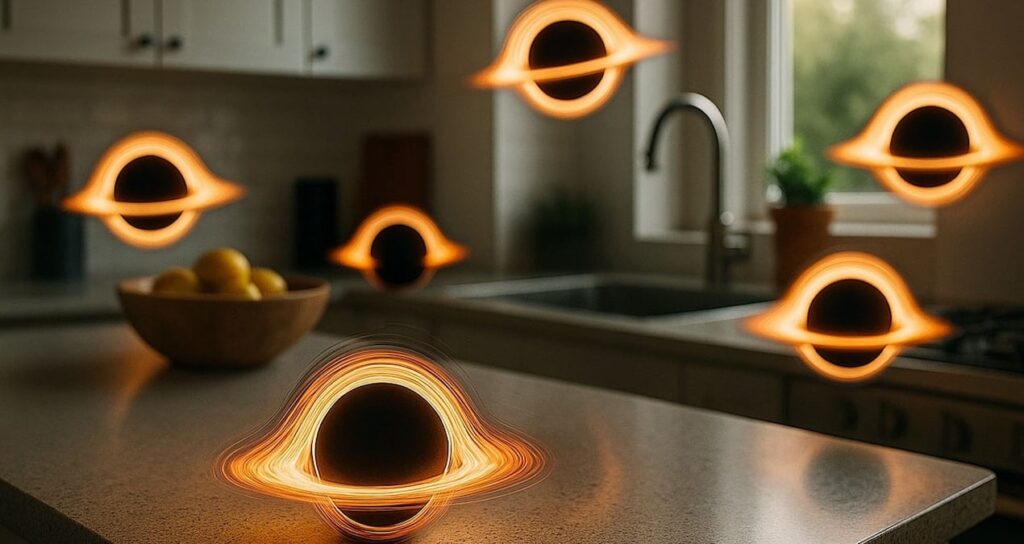 Evinizde minik kara delikler olabilir