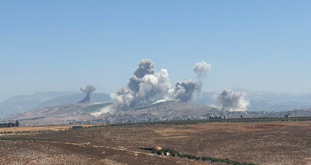 İsrail Lübnan’a bomba yağdırdı