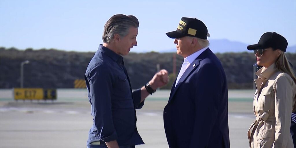 Kaliforniya Valisi’nden Trump’a karşı şok hamle: Rest çekti