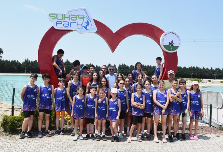 Osmangazi’de Triathle yarışları nefes kesti