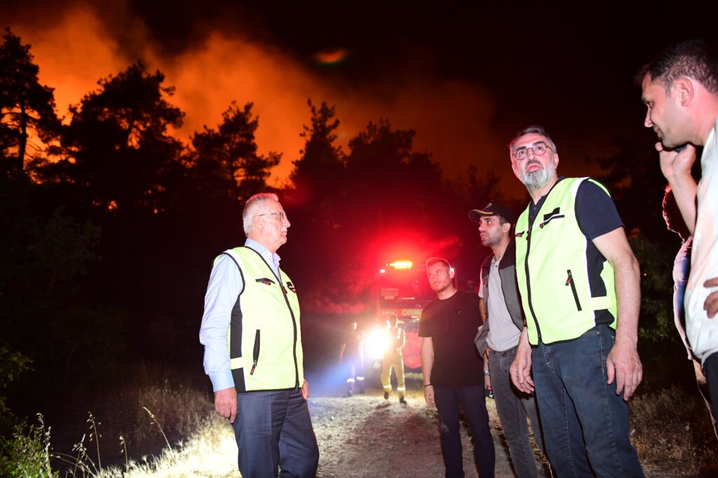 Kestel’de Orman Yangınına Karşı Örnek Mücadele