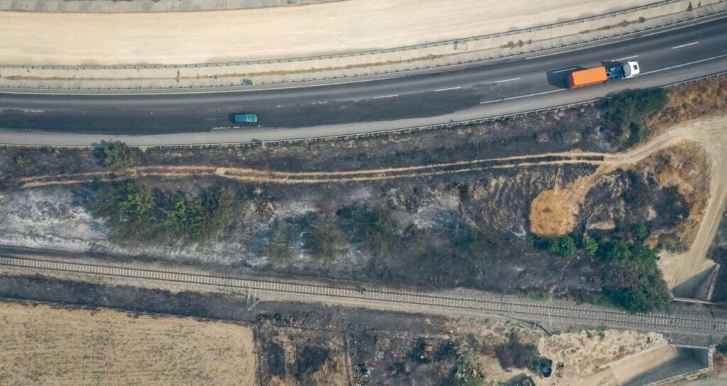 Bilecik’teki yangının dumanı Bursa’yı kapladı