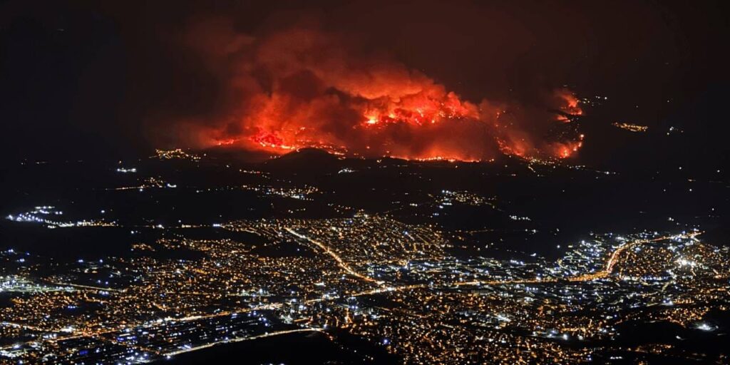 Bursa cayır cayır yanarken Cumhurbaşkanlığı: Rabb’im!İmdat eyle bize!