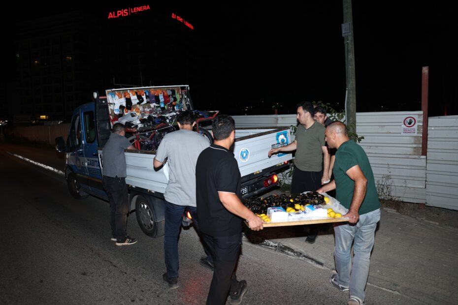 Nilüfer’de seyyar satıcı operasyonu