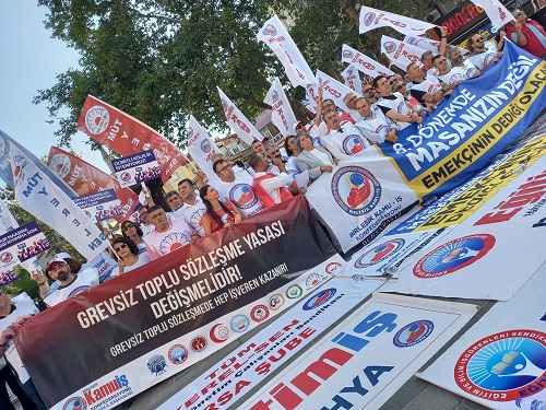 “Toplu Sözleşmede Adalet, Emeğe Saygı, Gerçekçi Enflasyon Verileri İstiyoruz!”