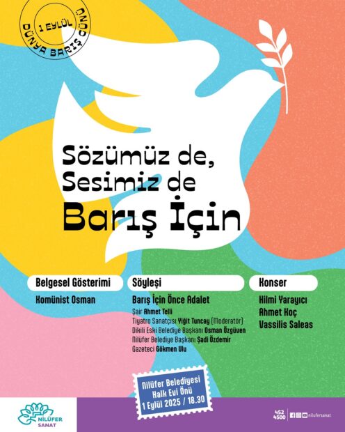 Barışın sesi Nilüfer’de yükselecek