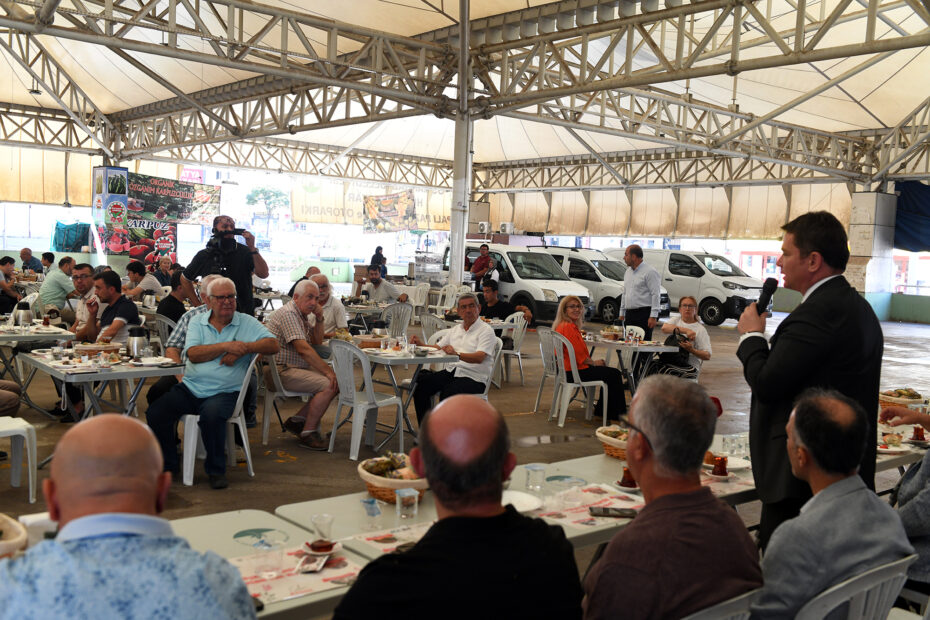 Erkan Aydın, Dikkaldırım’da vatandaşla buluştu