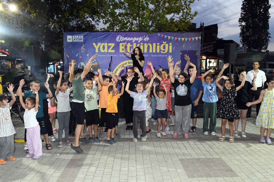 Osmangazi’de yaz etkinlikleri mahallelere neşe getirdi