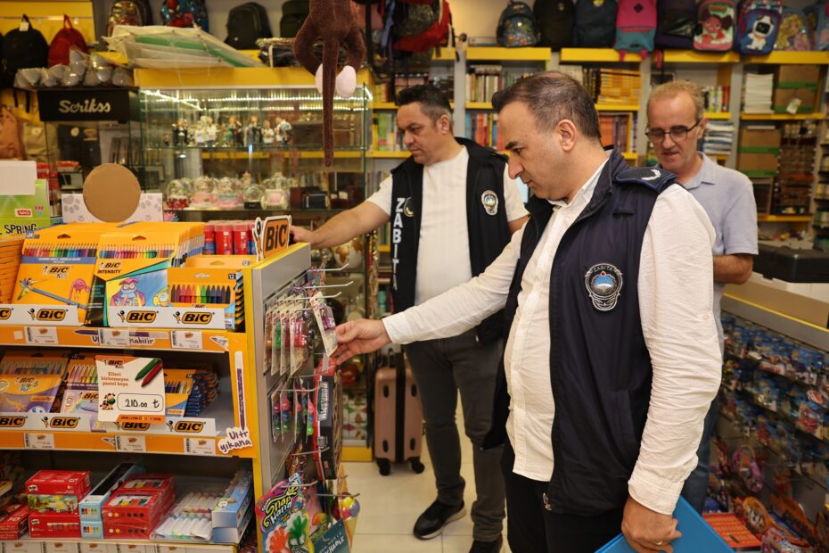 Nilüfer’de okul kantinleri ve kırtasiyelere kapsamlı denetim