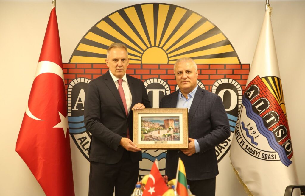Litvanya’dan Alanya’ya Yatırım Ziyareti: ALTSO’da Stratejik Buluşma
