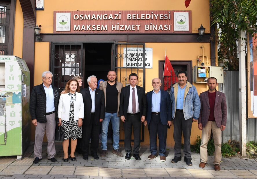 Erkan Aydın’dan Maksem Mahallesini mutlu eden ziyaret