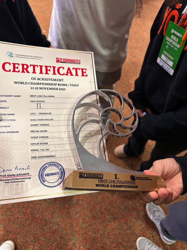 Bursa Yönder Okulları Dünya İkinciliğiyle Tarihe Geçti