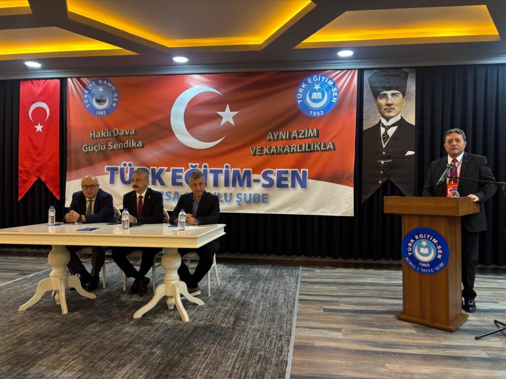 Türk Eğitim Sen Bursa’da Ömer Işıkoğlu Güven Tazeledi