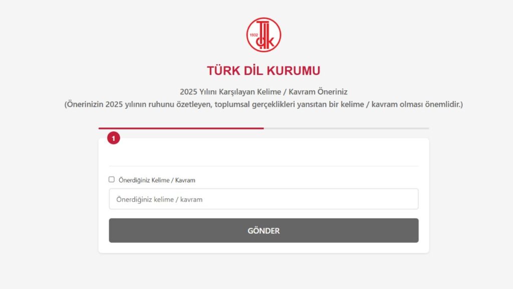 TDK yılın kelimesi anketi 2025: Siz de önerin…