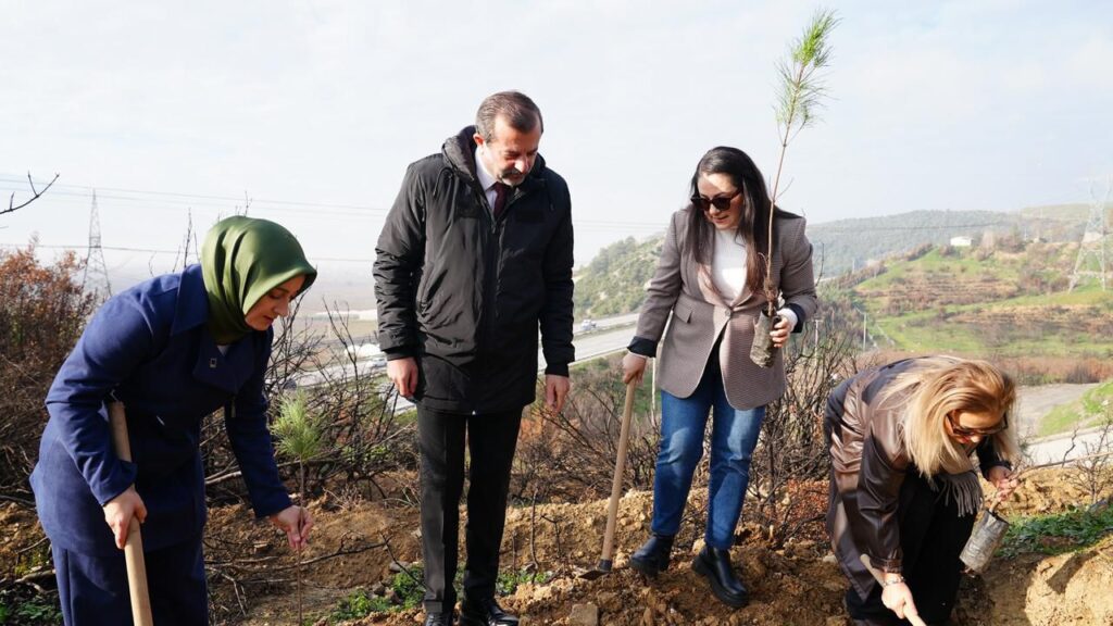 Gürsu Karahıdır Köyü’nde Orman Yangınları Sonrası Fidan Dikim Etkinliği Düzenlendi