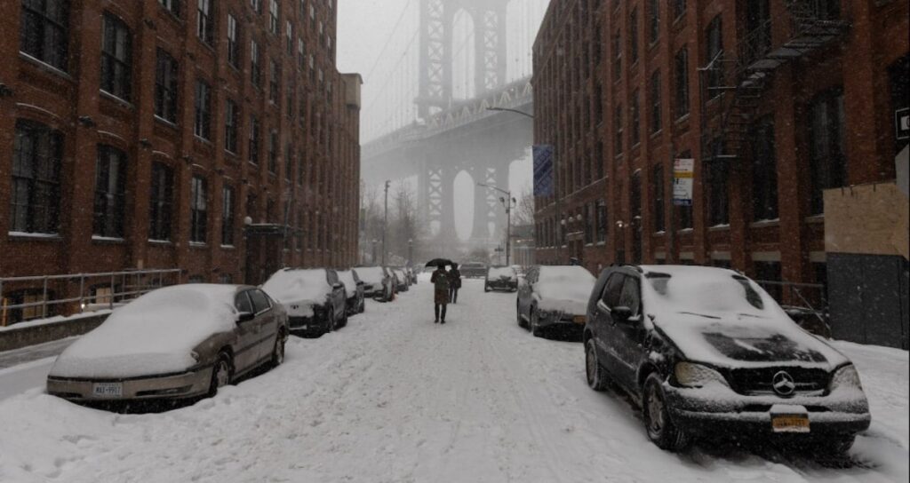 ABD beyaz cehennemi yaşıyor