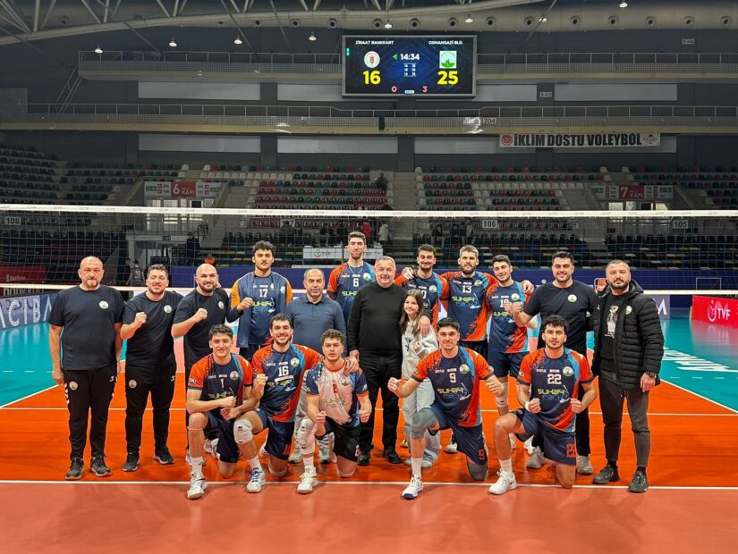 Osmangazi Belediyespor Deplasmanda Ziraat Bankkart’ı 3-0 Mağlup Etti