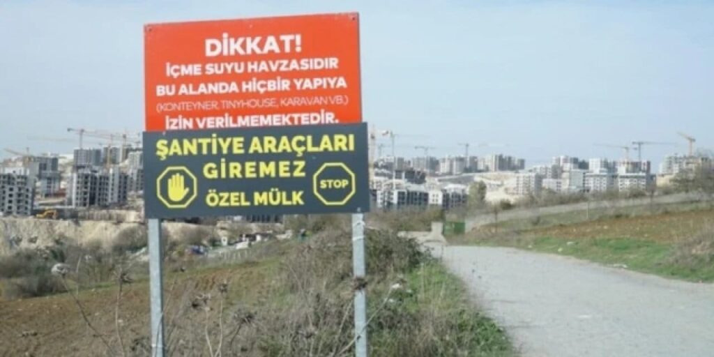 Su havzasındaki Kanal İstanbul inşaatı tüm hızıyla devam