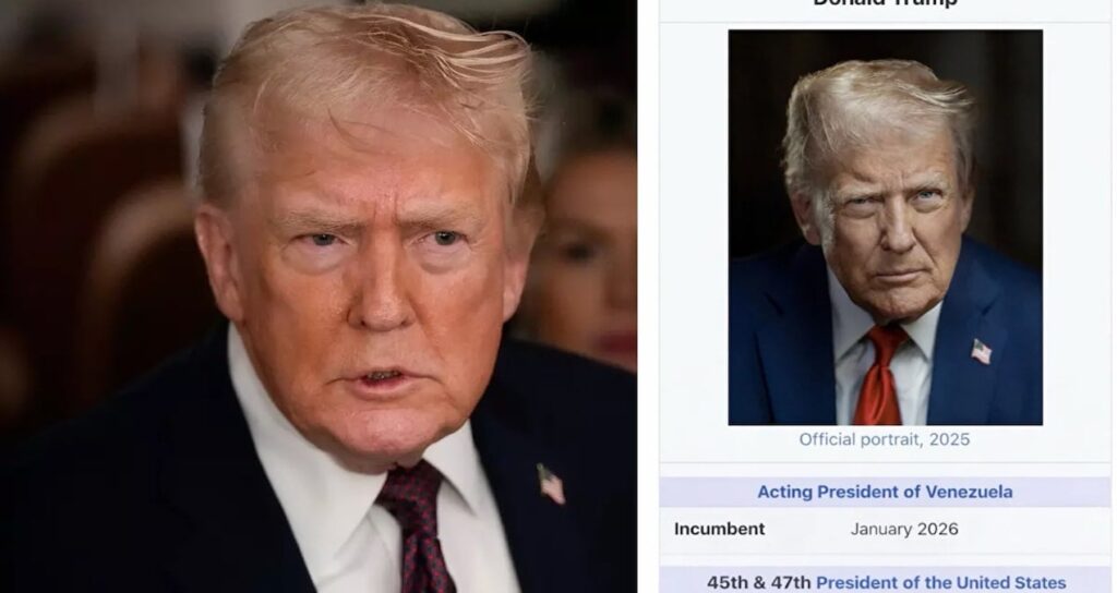 Trump kendisini başka ülkenin başkan vekili yaptı