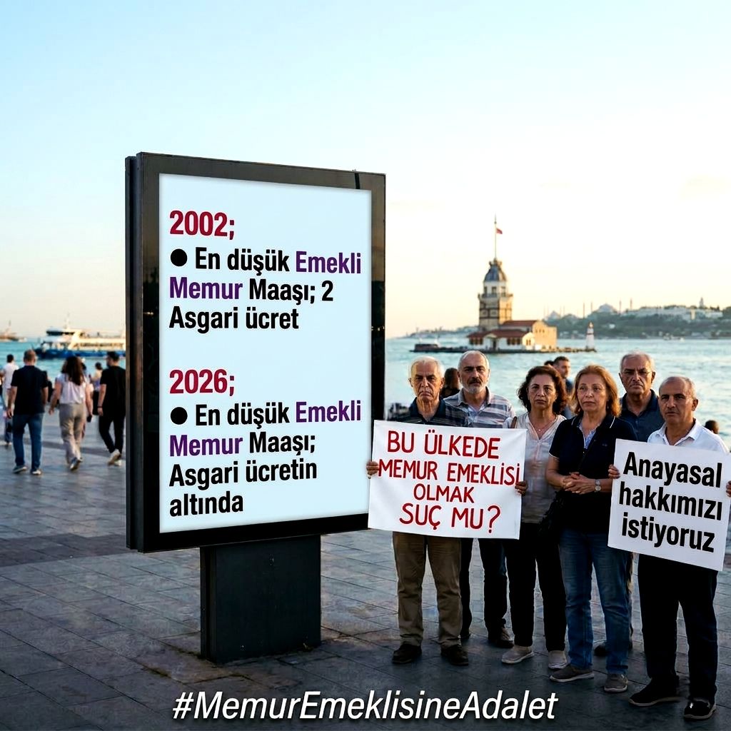 Emekli Memurlar; “Yaşarken Bizi Mezara Attınız!”