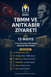 İYİ Parti Bursa Gençlik Kolları Üyelerinden Ankara Çıkartması!