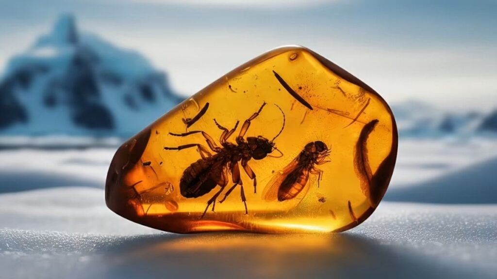 Antarktika’da Kehribar Bulundu