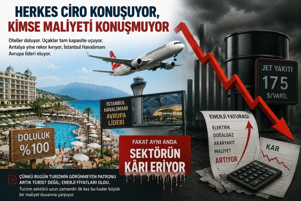 “Turizm Sektörü Artık Misafir Değil, Maliyet Ağırlıyor”