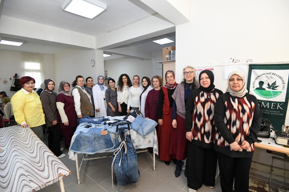 OSMEK Kursiyerleri Atıkları Sanata Dönüştürdü