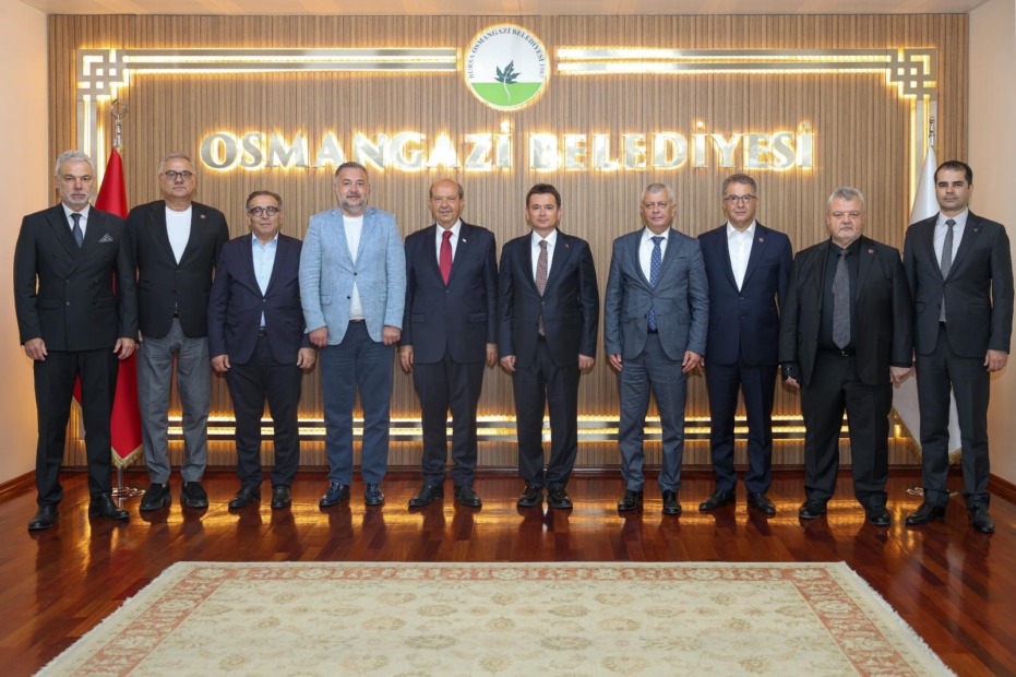 Başkan Erkan Aydın, KKTC 5. Cumhurbaşkanı Ersin Tatar’ı Ağırladı