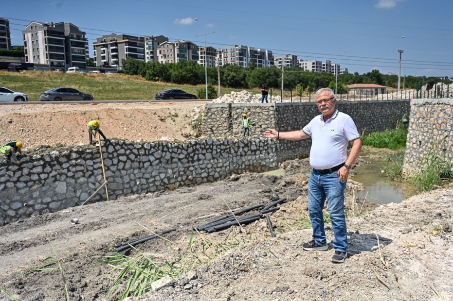 BÜYÜKŞEHİR’DEN ÜRÜNLÜ DERESİ’NDE KAPSAMLI DÖNÜŞÜM