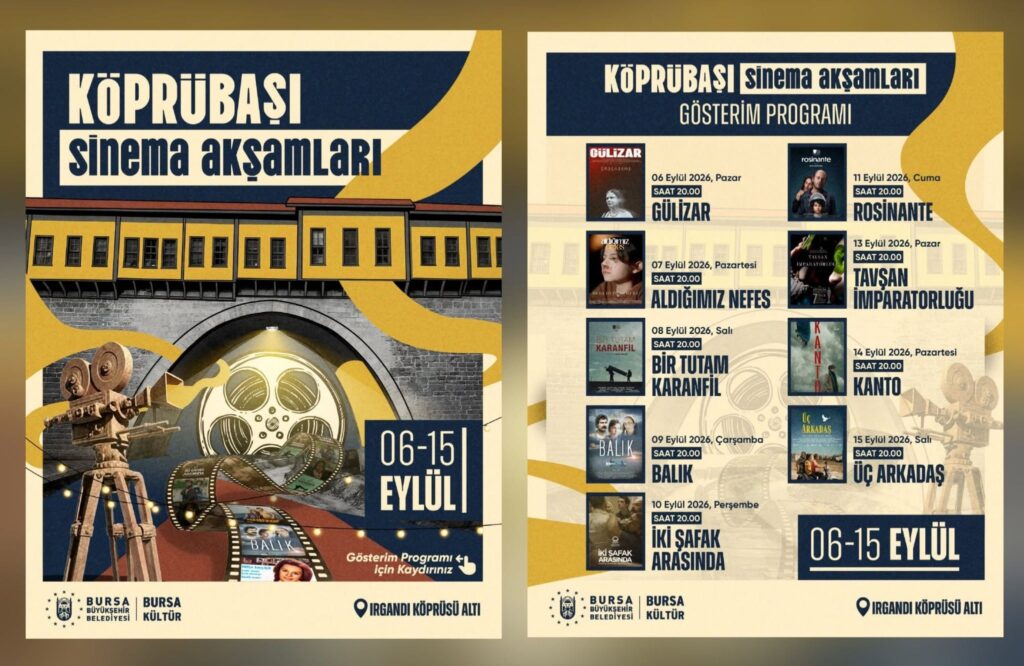 Irgandı Köprüsü’nde sinema keyfi başlıyor