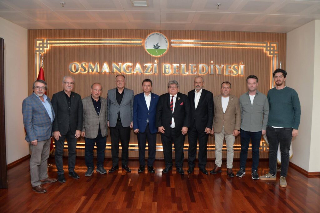 Bursaspor Taraftarlar Derneği’nden Başkan Erkan Aydın’a ziyaret