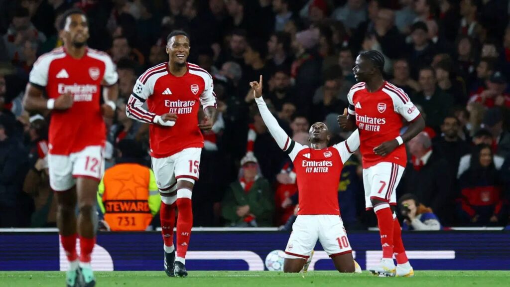 Arsenal 7 dakikada fişi çekti: Şampiyonlar Ligi’nde 2’de iki yaptı!