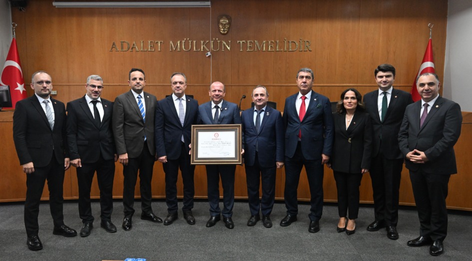 BTSO Yönetim Kurulu Başkanı Özer Matlı Mazbatasını Aldı