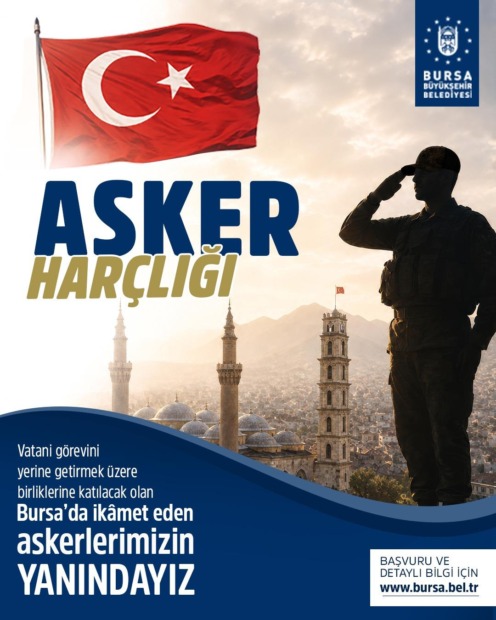 BÜYÜKŞEHİR’DEN GENÇLERE ‘ASKER HARÇLIĞI’ DESTEĞİ