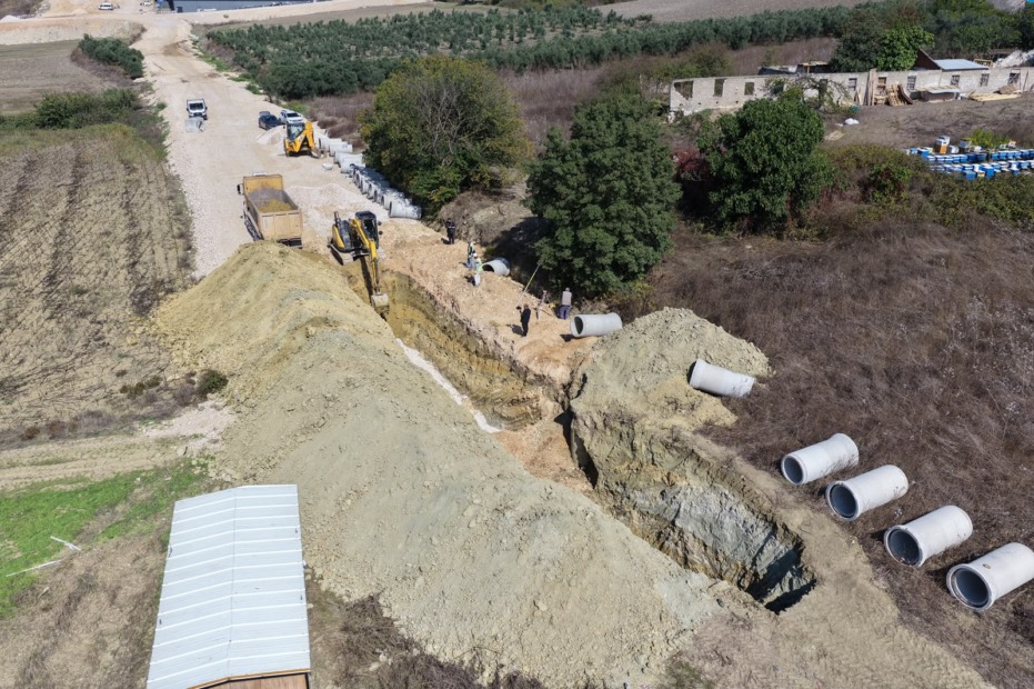 Büyükşehir’den Görükle’de yeni yola yeni altyapı